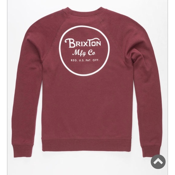 Brixton Wheeler fleece sweatshirt S - Picture 4 of 5
